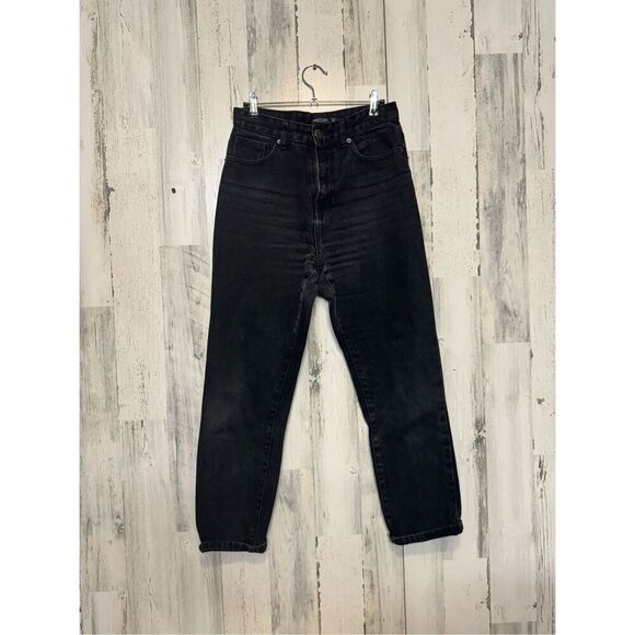 Nasty Gal collection black mom super high rise jeans size 6 - Picture 3 of 13